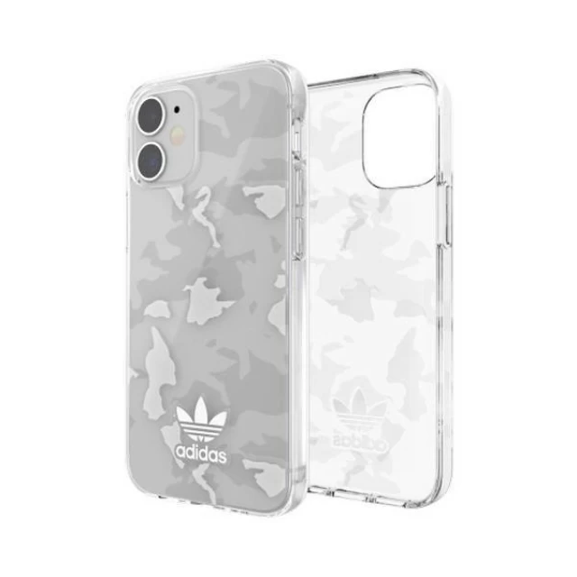 Чохол Adidas OR Snap Camo для iPhone 12 mini Clear White (8718846087438)