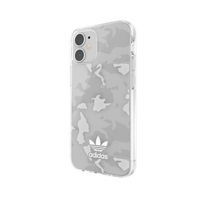 Чохол Adidas OR Snap Camo для iPhone 12 mini Clear White (8718846087438)