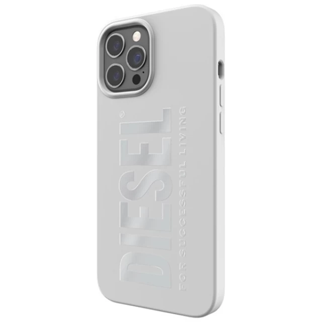 Чохол Diesel Silicone Case для iPhone 12 | 12 Pro White (44282)