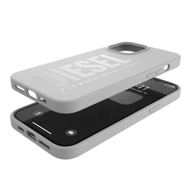 Чохол Diesel Silicone Case для iPhone 12 | 12 Pro White (44282)