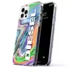 Чехол Diesel Clear Case Digital Holographic AOP для iPhone 12 | 12 Pro Holographic/White (44315)