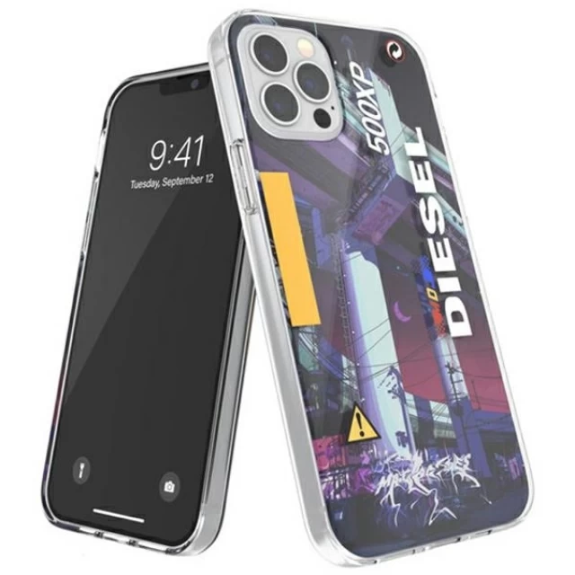 Чехол Diesel Clear Case Mad Dog Jones AOP для iPhone 12 | 12 Pro Colorful (44324)