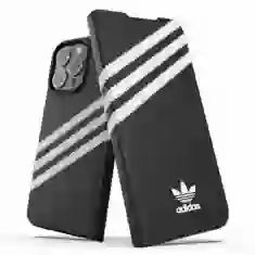 Чохол Adidas OR Booklet PU для iPhone 13 | 13 Pro White Black (8718846095693)