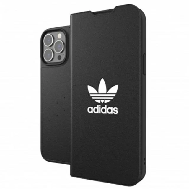 Чехол-книжка Adidas OR Booklet Case Basic для iPhone 13 Pro Max Black White (47127)