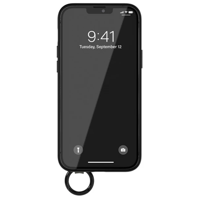 Чехол Adidas OR Hand Strap Case для iPhone 13 Pro Max Black Green Camouflage (48671)