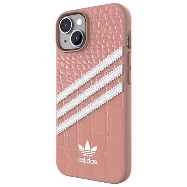 Чехол Adidas OR Samba Alligator для iPhone 14 Mauve White (50199)