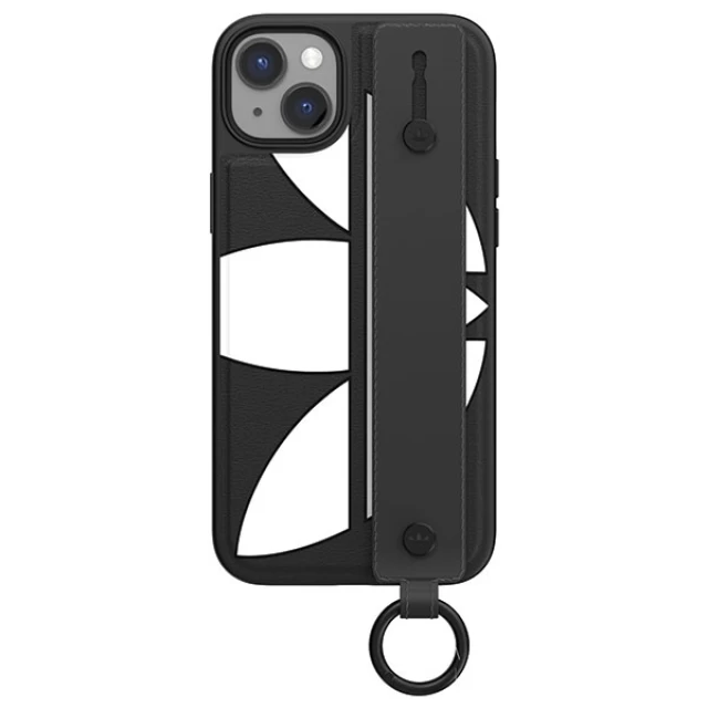 Чехол Adidas OR Hand Strap Case для iPhone 14 Plus Black White (50215)