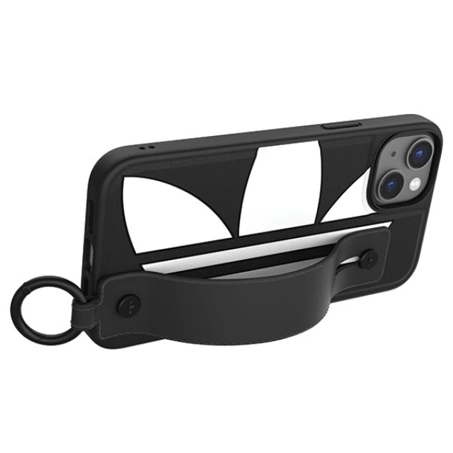 Чехол Adidas OR Hand Strap Case для iPhone 14 Plus Black White (50215)