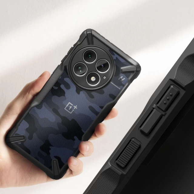 Чохол Ringke Fusion X для OnePlus 13 Camo Black (8800274967991)