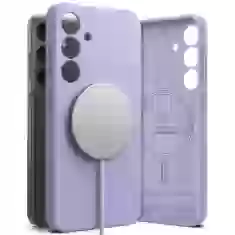 Чохол Ringke Silicone Magnetic для Samsung Galaxy S25 Lavender with MagSafe (8800274968394)