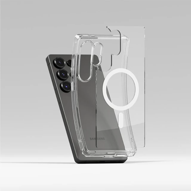 Чохол Ringke Fusion Magnetic для Samsung Galaxy S25 Ultra Clear with MagSafe (8800274968936)