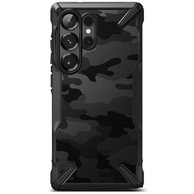 Чохол Ringke Fusion X для Samsung Galaxy S25 Ultra Camo Black (8800274969131)