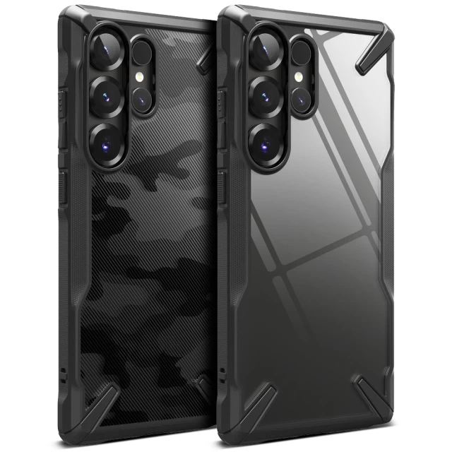 Чохол Ringke Fusion X для Samsung Galaxy S25 Ultra Camo Black (8800274969131)