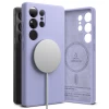 Чехол Ringke Silicone Magnetic для Samsung Galaxy S25 Ultra Lavender with MagSafe (8800274969292)