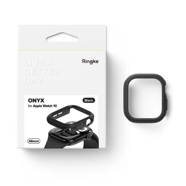 Чехол Ringke Onyx для Apple Watch 10 46 mm Black (8800274969650)