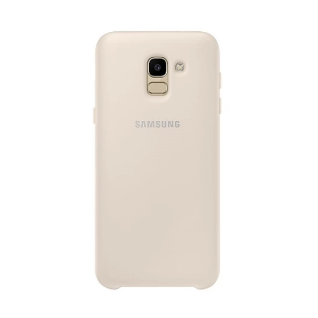 Чехол Samsung Dual Layer Cover для Samsung Galaxy J6 2018 (J600) Gold (EF-PJ600CFEGWW)