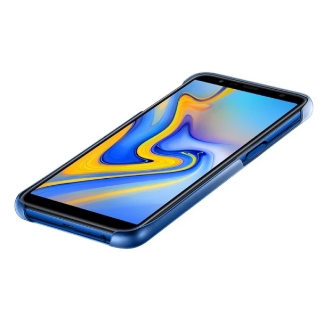 Чехол Samsung Gradation Cover для Samsung Galaxy J6 Plus 2018 (J610) Blue (EF-AJ610CLEGWW)