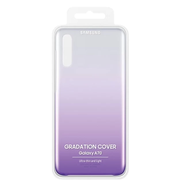 Чехол Samsung Gradiation Cover для Samsung Galaxy A70 (A705) Violet (EF-AA705CVEGWW)