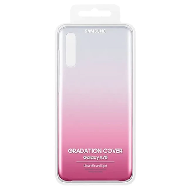 Чехол Samsung Gradiation Cover для Samsung Galaxy A70 (A705) Pink (EF-AA705CPEGWW)