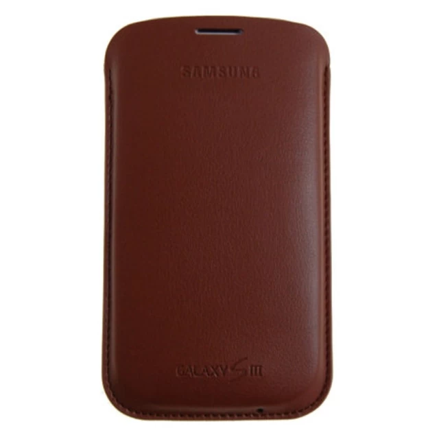 Чехол Samsung Leather Pouch для Samsung Galaxy S3 (i9300) Brown (8806085173507)