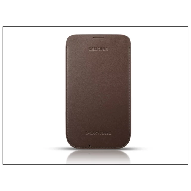 Чехол Samsung Leather Pouch для Samsung Galaxy Note 2 (N7100) Light Brown (8806085267169)