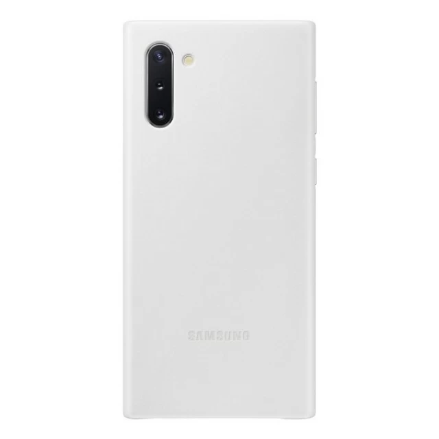 Чехол Samsung Leather Cover для Samsung Galaxy Note 10 (N970) White (EF-VN970LWEGWW)