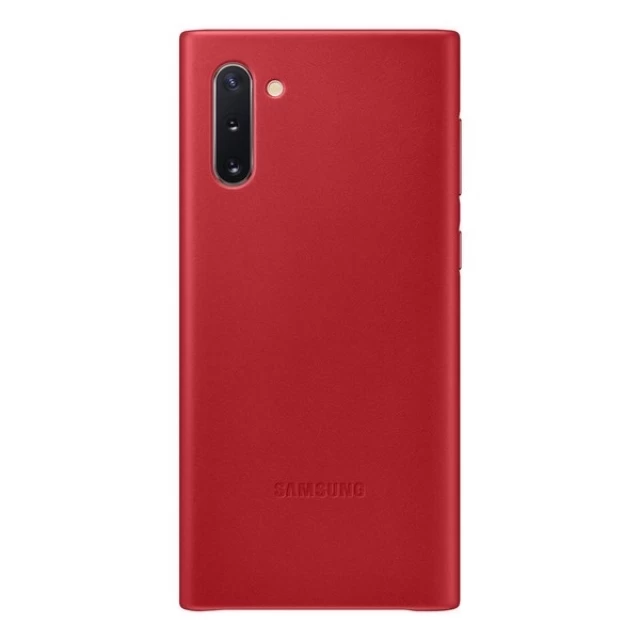 Чехол Samsung Leather Cover для Samsung Galaxy Note 10 (N970) Red (EF-VN970LREGWW)