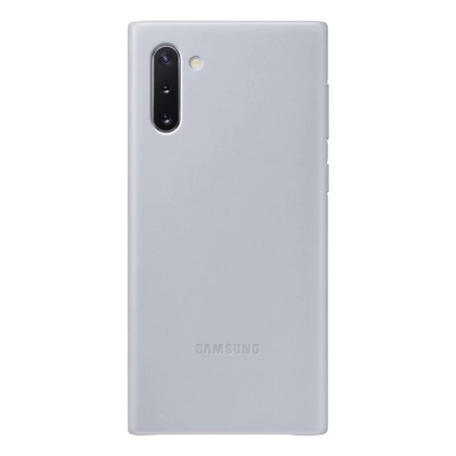 Чехол Samsung Leather Cover для Samsung Galaxy Note 10 (N970) Grey (EF-VN970LJEGWW)
