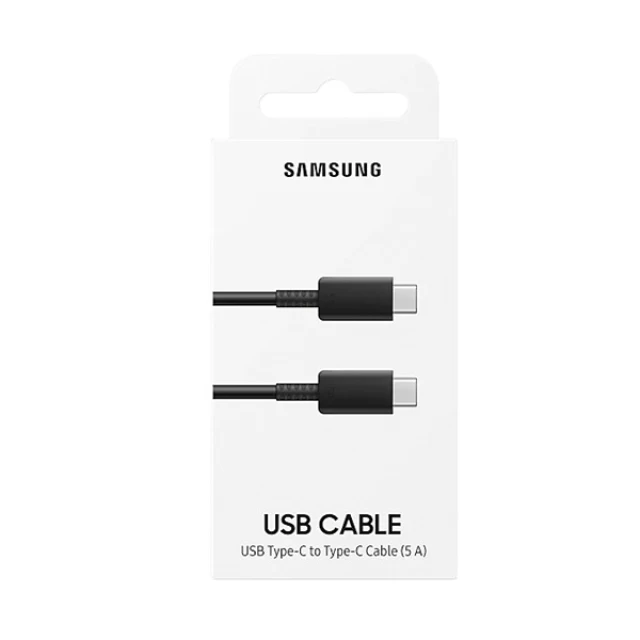 Кабель Samsung USB-C to USB-C 5 А 1m Black (EP-DN975BBEGWW)