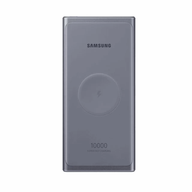 Портативний зарядний пристрій Samsung 10000 mAh with Wireless Charging Gray (EB-U3300XJEGEU)