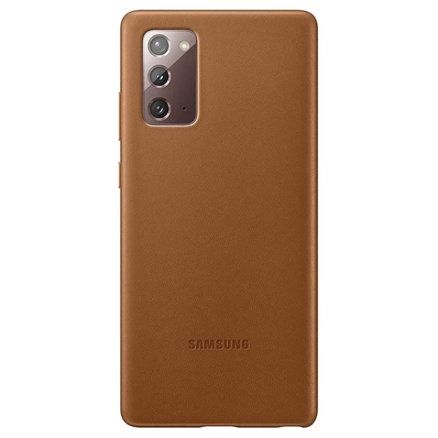 Чехол Samsung Leather Cover для Samsung Galaxy Note 20 (N980) Brown (EF-VN980LAEGEU)
