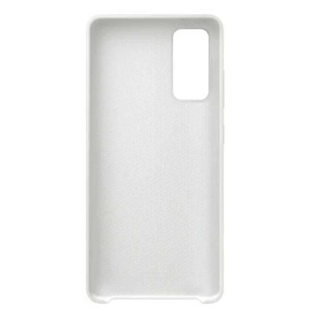 Чохол Samsung Silicone Cover для Samsung Galaxy S20 FE (G780) White (EF-PG780TWEGEU)