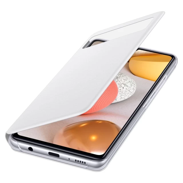 Чохол-книжка Samsung S View Wallet Cover для Samsung Galaxy A42 5G White (EF-EA426PWEGEE)