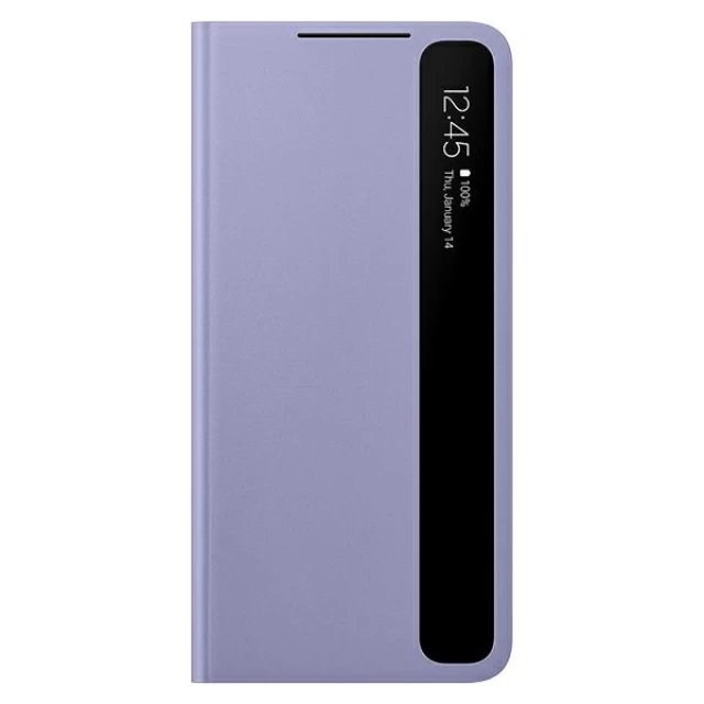 Чохол Samsung Smart Clear View Cover для Samsung Galaxy S21 Plus Violet (EF-ZG996CVEGEE)
