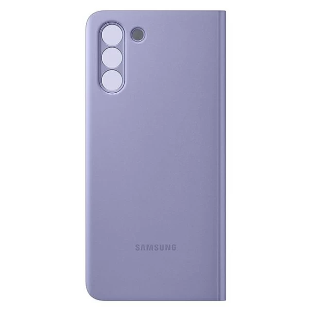 Чохол Samsung Smart Clear View Cover для Samsung Galaxy S21 Plus Violet (EF-ZG996CVEGEE)