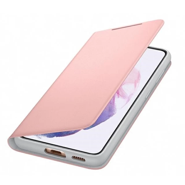 Чехол-книжка Samsung LED View Cover для Samsung Galaxy S21 Plus (G996) Pink (EF-NG996PPEGEE)