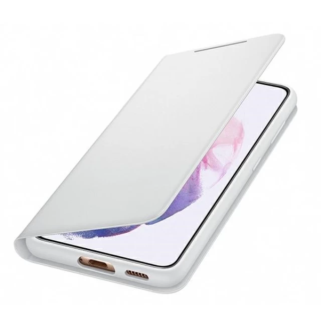Чохол-книжка Samsung LED View Cover для Samsung Galaxy S21 (G991) Light Grey (EF-NG991PJEGEE)