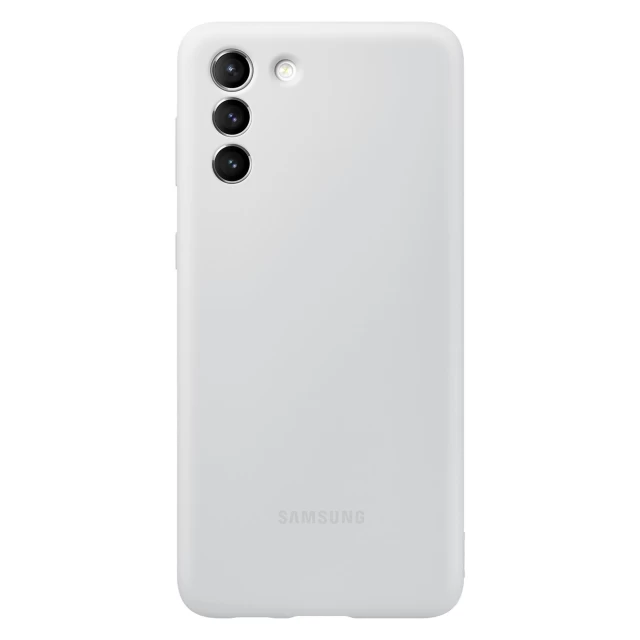 Чехол Samsung Silicone Cover для Samsung Galaxy S21 Plus Light Gray (EF-PG996TJEGWW)