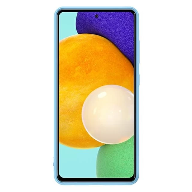 Чехол Samsung Silicone Cover для Samsung Galaxy A52 (A525) | A52s (A528) Blue (EF-PA525TLEGWW)