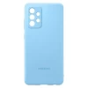 Чехол Samsung Silicone Cover для Samsung Galaxy A52 (A525) | A52s (A528) Blue (EF-PA525TLEGWW)