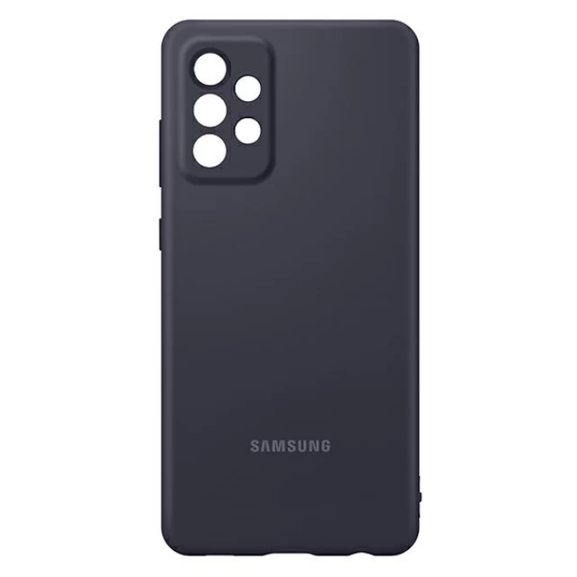 Чохол Samsung Silicone Cover для Samsung Galaxy A72 Black (EF-PA725TBEGWW)