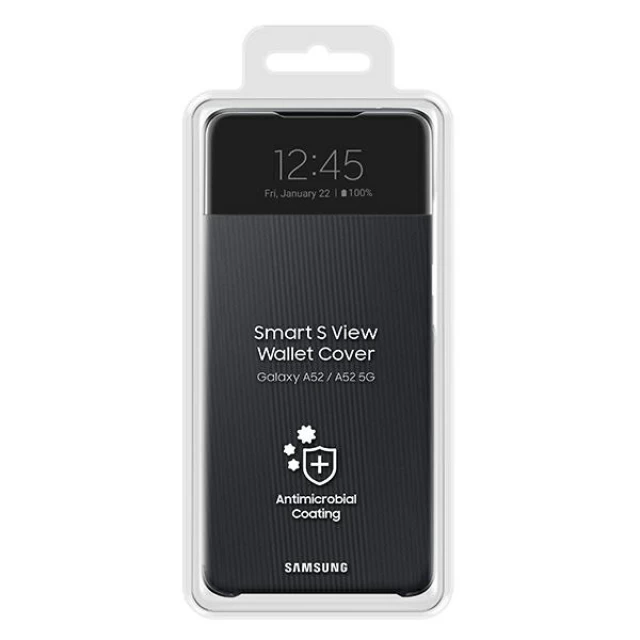 Чехол-книжка Samsung Smart S View Cover для Samsung Galaxy A52 | A52s Black (EF-EA525PBEGE)