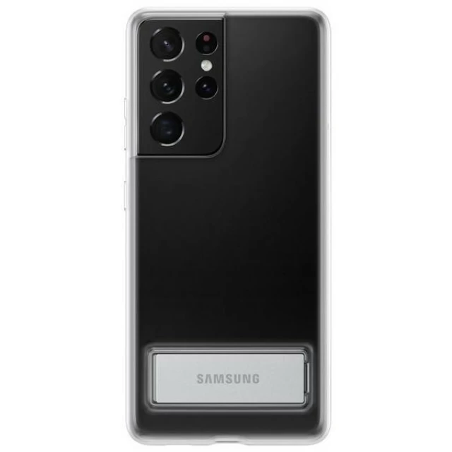 Чохол Samsung Clear Standing Cover для Samsung Galaxy S21 Ultra (G998) Transparent (EF-JG998CTEGWW)