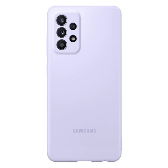 Чохол Samsung Silicone Cover для Samsung Galaxy A52 (A525) | A52s (A528) Violet (EF-PA525TVEGWW)