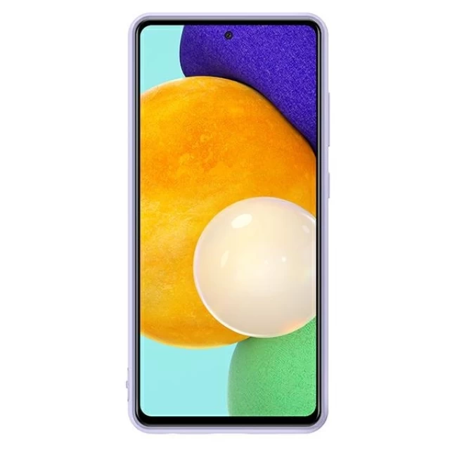 Чохол Samsung Silicone Cover для Samsung Galaxy A52 (A525) | A52s (A528) Violet (EF-PA525TVEGWW)