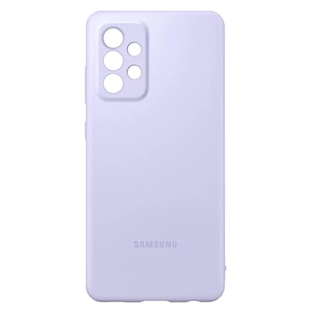 Чехол Samsung Silicone Cover для Samsung Galaxy A52 (A525) | A52s (A528) Violet (EF-PA525TVEGWW)