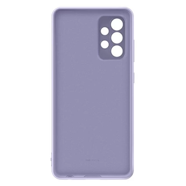 Чехол Samsung Silicone Cover для Samsung Galaxy A52 (A525) | A52s (A528) Violet (EF-PA525TVEGWW)