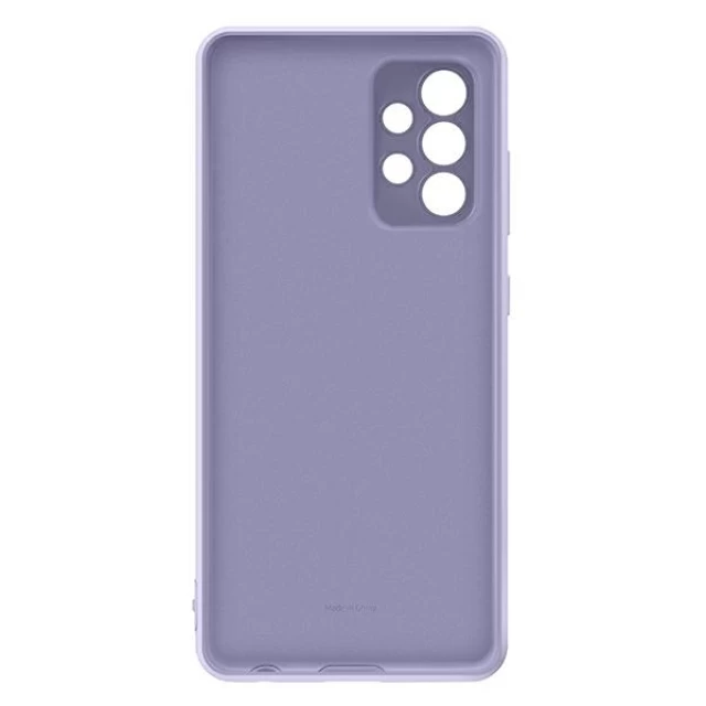 Чохол Samsung Silicone Cover для Samsung Galaxy A52 (A525) | A52s (A528) Violet (EF-PA525TVEGWW)