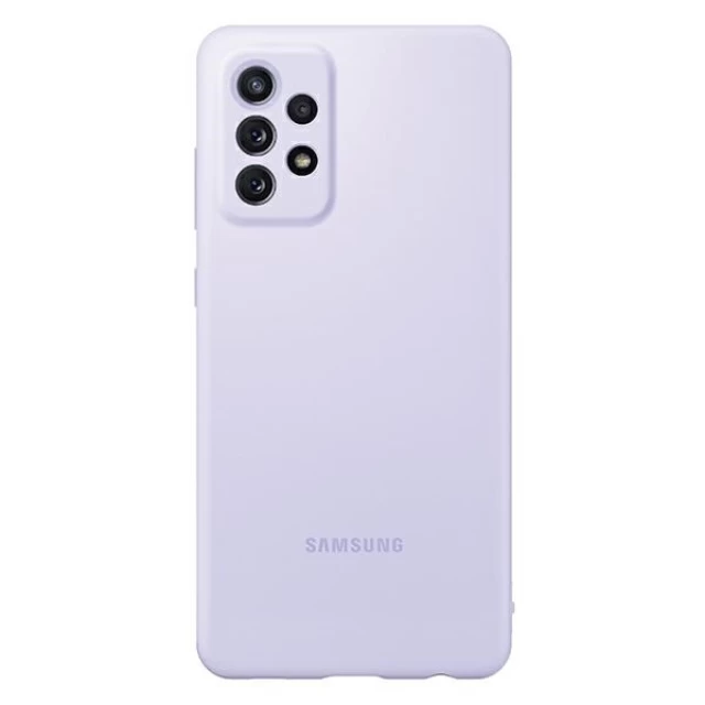 Чехол Samsung Silicone Cover для Samsung Galaxy A72 4G (A725) Violet (EF-PA725TVEGWW)