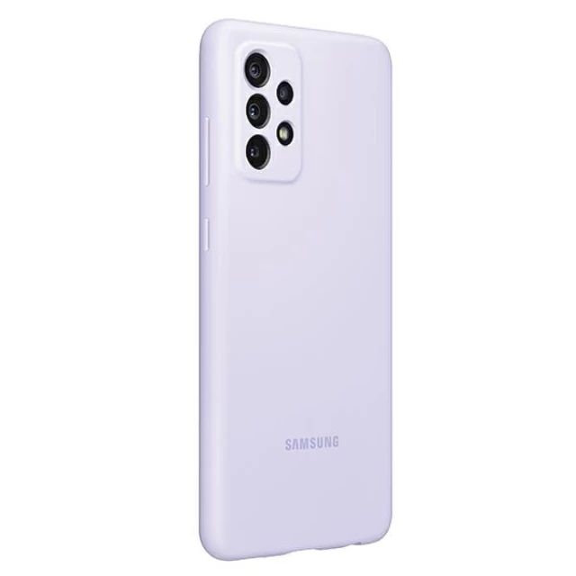 Чохол Samsung Silicone Cover для Samsung Galaxy A72 4G (A725) Violet (EF-PA725TVEGWW)